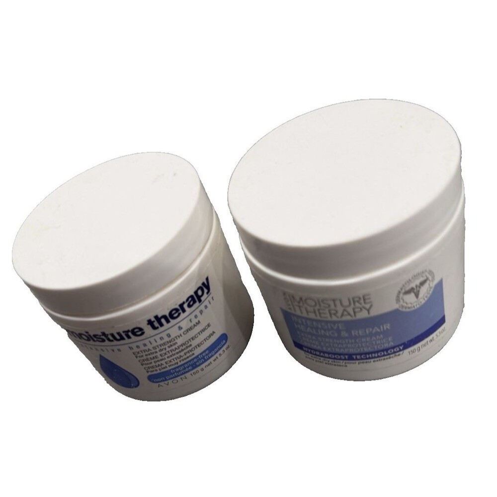 2 x Avon Moisture Therapy Intensive Healing/Repair Extra Strength Cream 5.3oz - Picture 3 of 6
